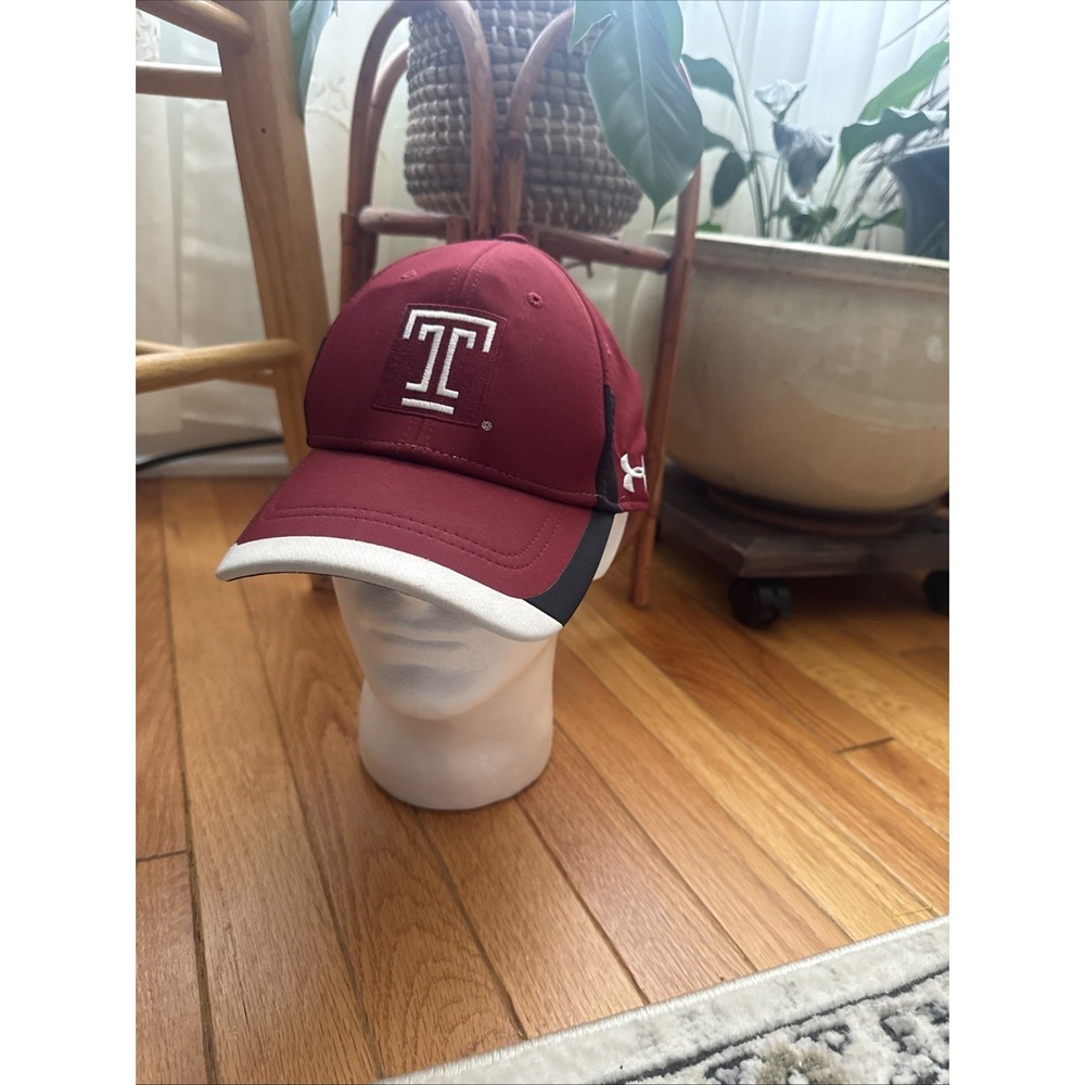 Temple‎ Owls Maroon Under Armour Relaxed Fit Adjustable Hat NCAA